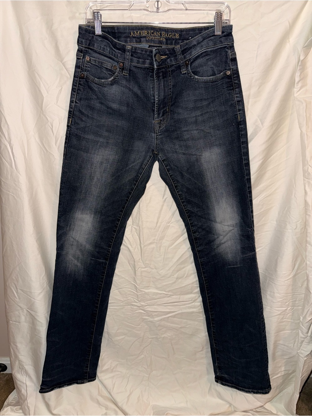 American Eagle Outfitters Men’s Slim Straight Dark Indigo Jeans 32/34